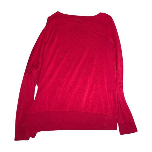 Danica Patrick Warrior Red Cold Shoulder Long Sleeve Sweatshirt Size M - Picture 2 of 3